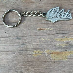 Vintage I Love My Olds Rawcliffe Pewter 1984 Keychain